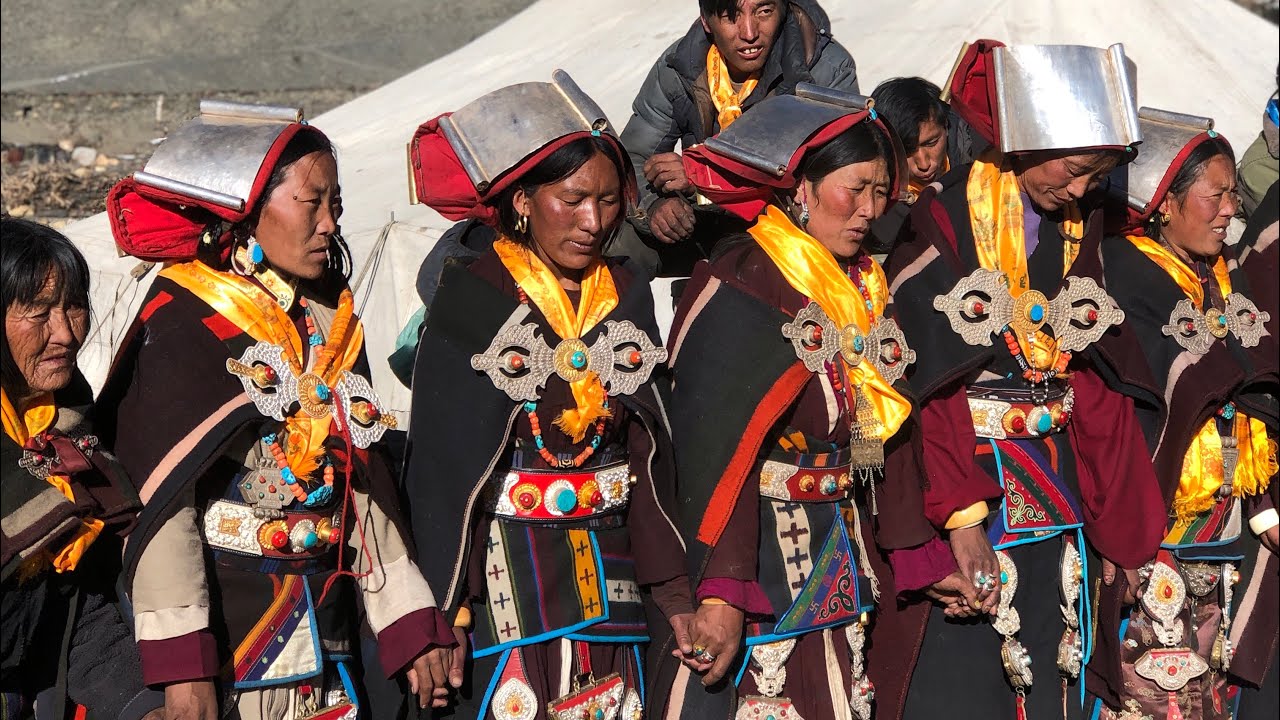 Dolpo culture dance. Above 4000m from sea level