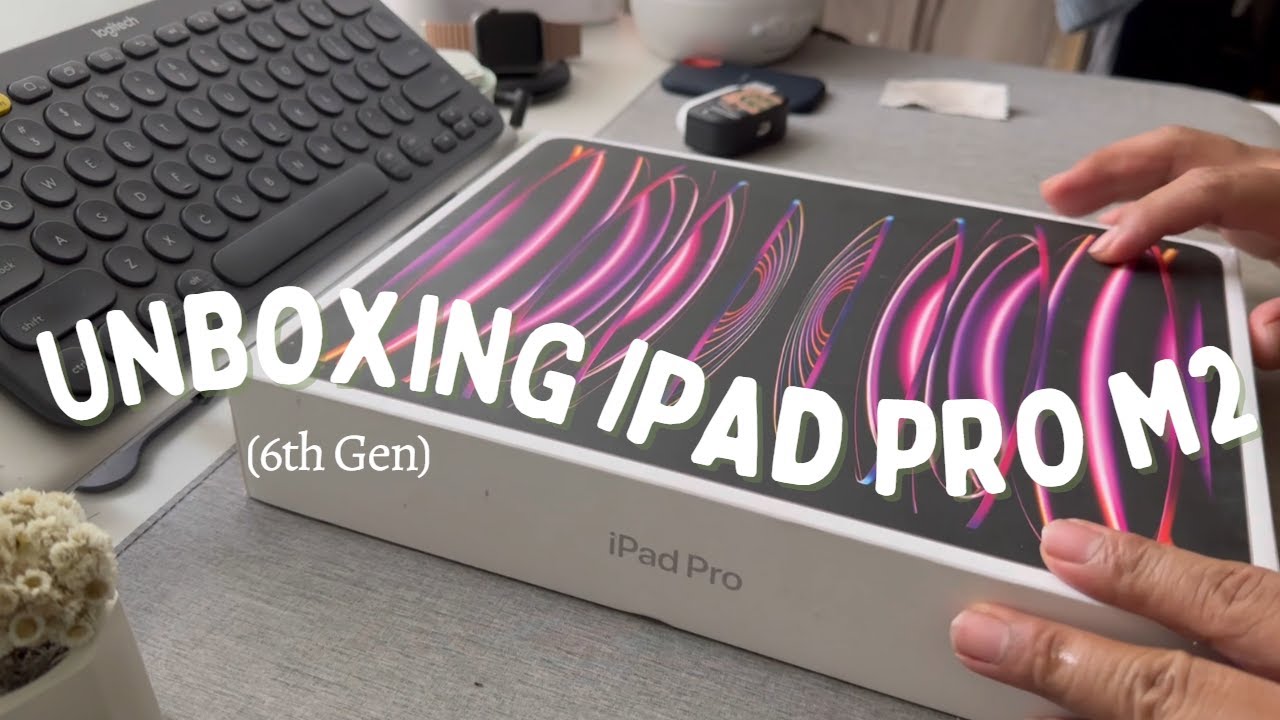 iPad Pro M2 6th Gen 128 GB 12.9 inch. Unboxing + Accessories