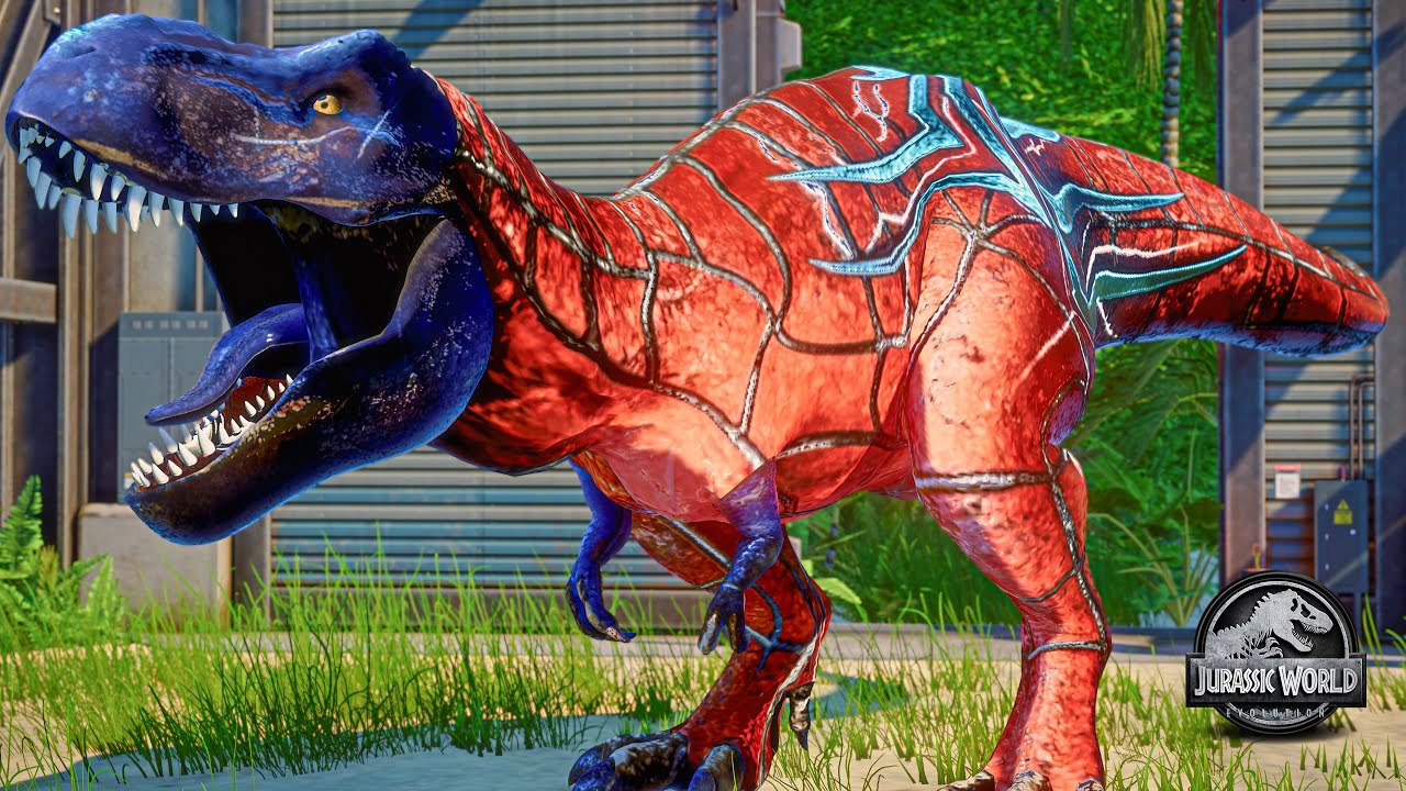 SPIDERMAN THE NEW TREX MOD vs. CAPTAIN AMERICA, VENOM, HULK, The Flash SuperHero Dinosaurs Fight