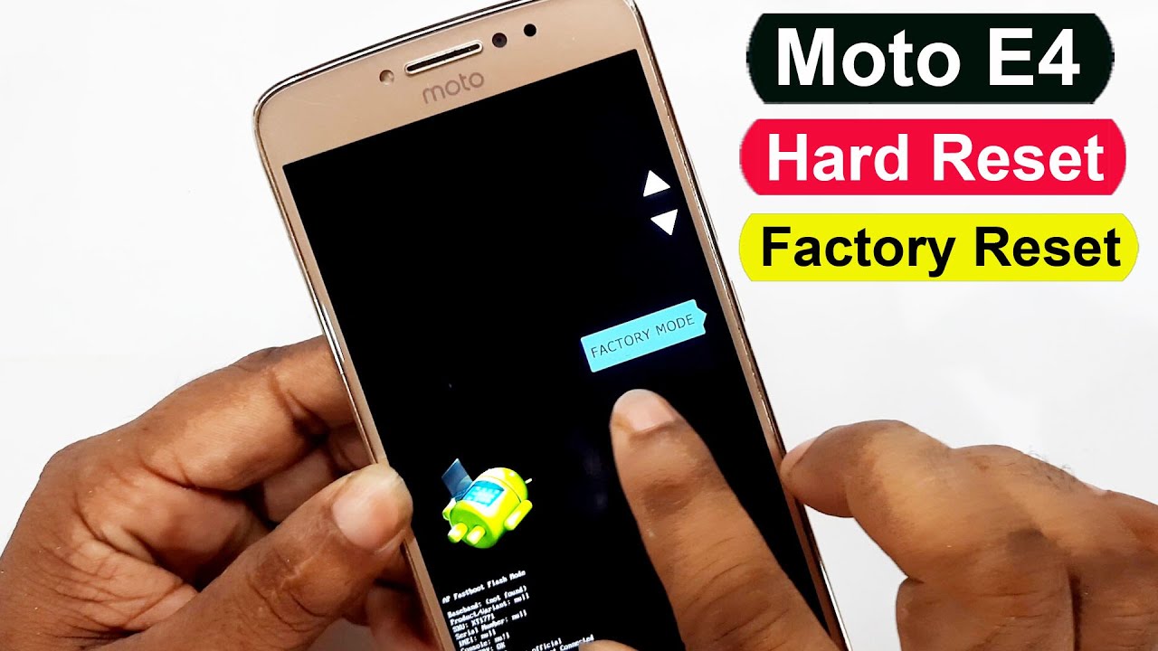 Moto E4 Hard Reset | Moto E4 (XT1763) Factory Reset & Pattern Unlock Without Pc |