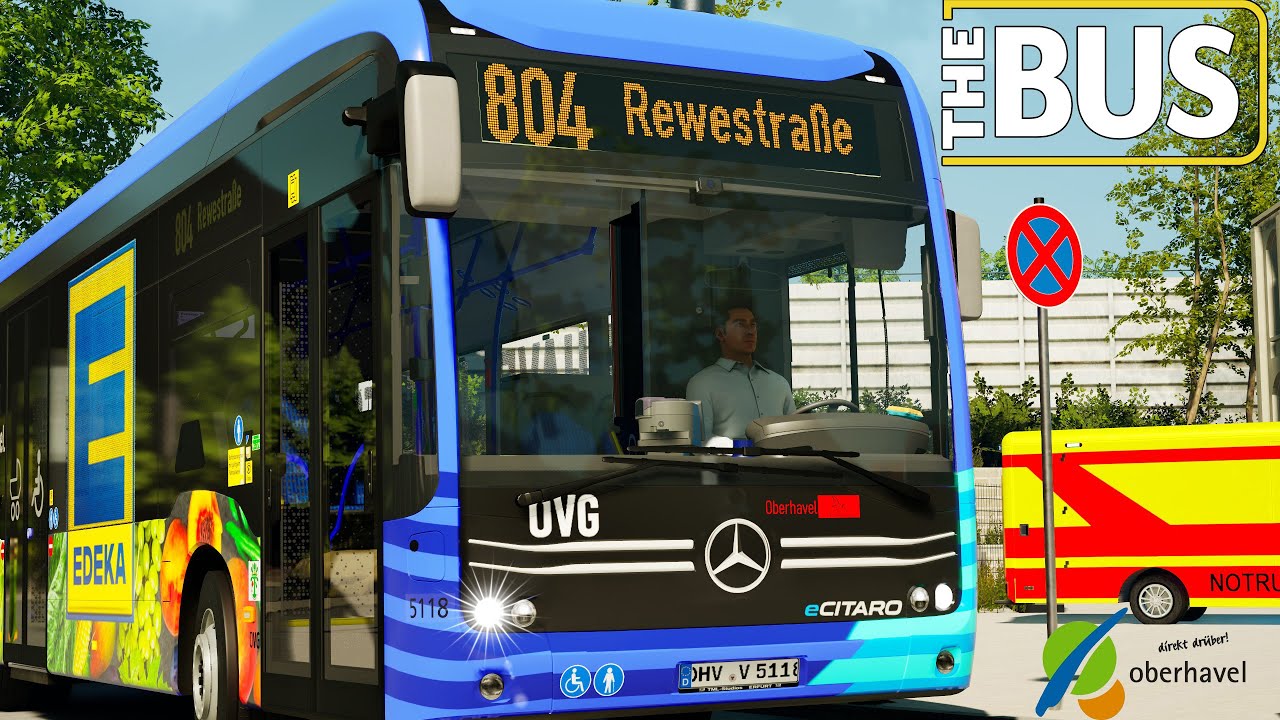 THE BUS Oberhavel Map I Mercedes eCitaro Gelenkbus im EINSATZ 🔴 LIVE | BUS SIMULATOR 2025