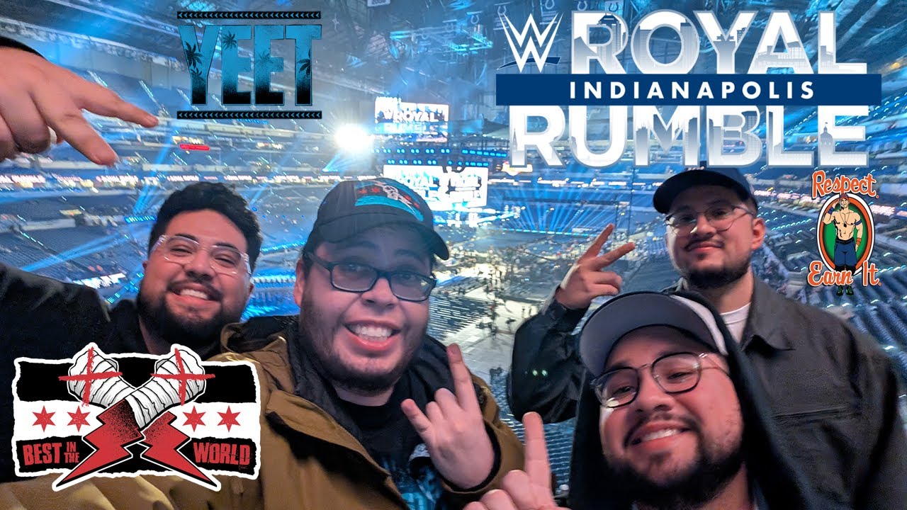 MY VLOG of WWE Royal Rumble 2025! Reaction to Entrances, Moments & Surprises!