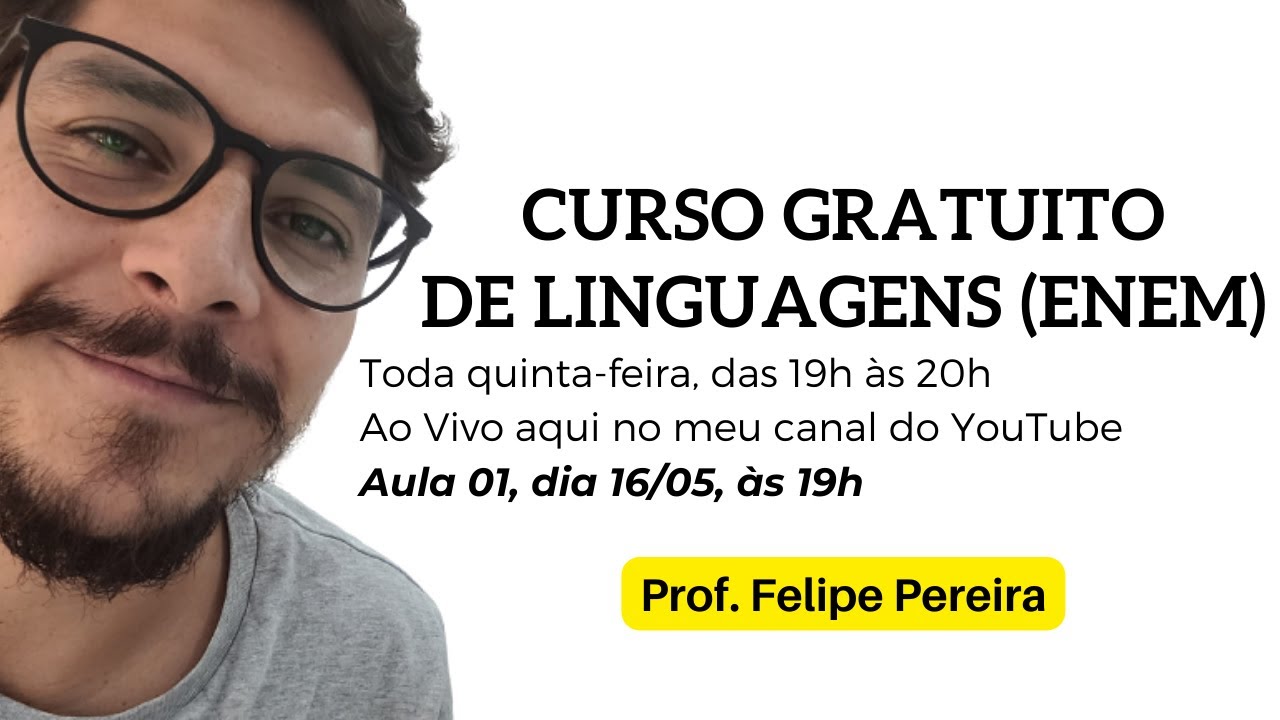 Curso Gratuito de Linguagens (AULA 01)