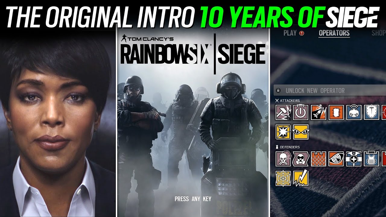 Y1S0 Original Intro & Menu - 10 Years of Siege - Rainbow Six Siege