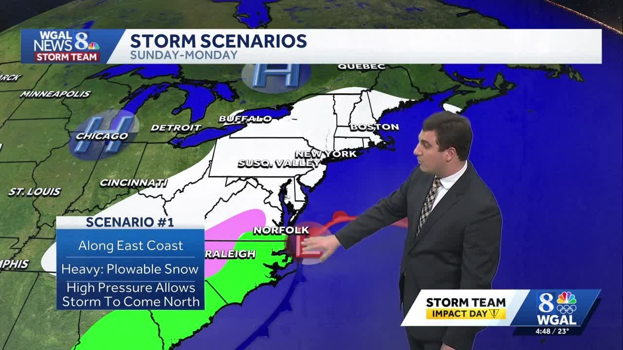 Very Cold Tonight; Watching Weekend Snow Chances In South Central PA