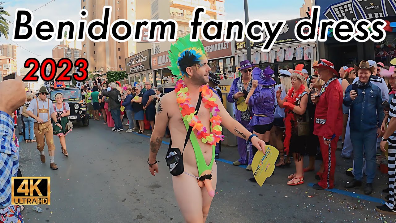 BENIDORM FANCY DRESS PARADE 😍The BIGGEST in history? Benidorm strip #benidorm
