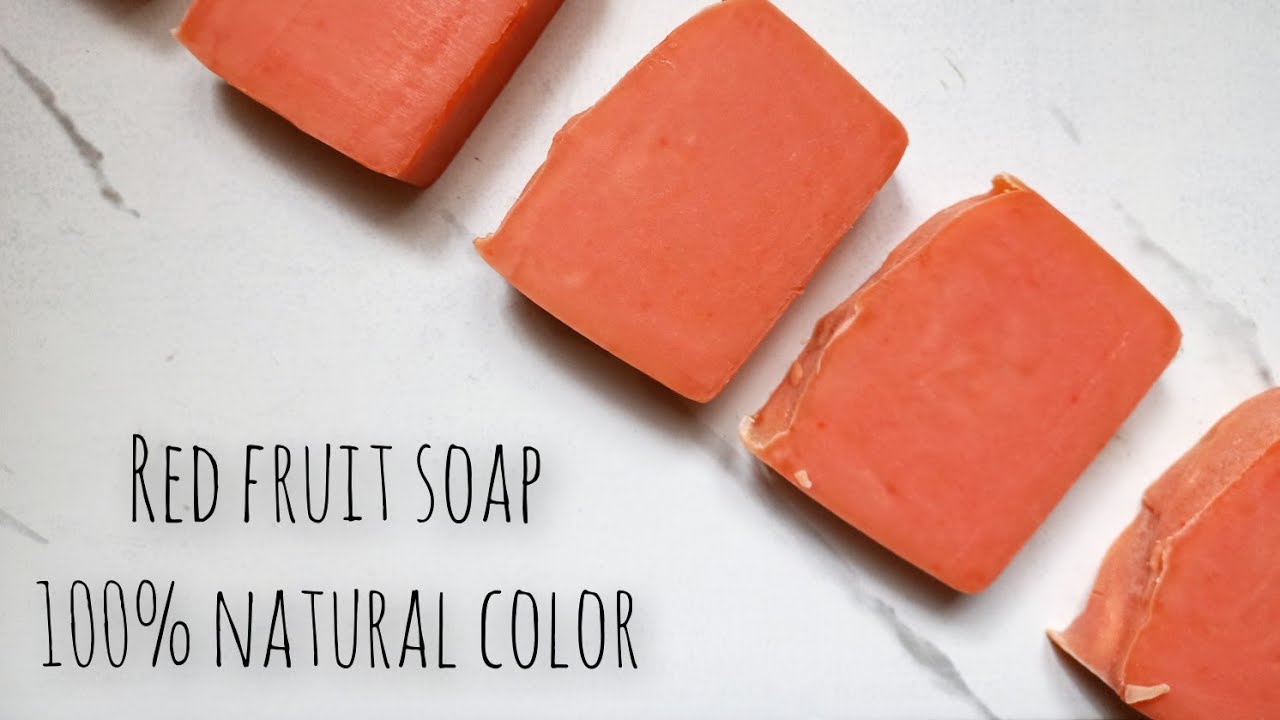 Tutorial Cara Membuat Sabun Buah Merah Papua untuk Pemula | How to make cold process Red Fruit soap