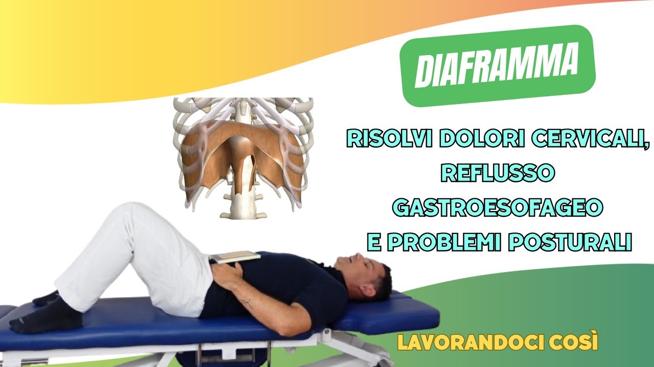 DIAFRAMMA risolvi dolori cervicali, reflusso gastroesofageo e problemi posturali lavorandoci così