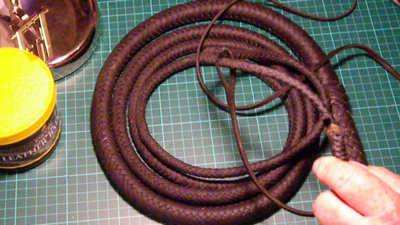 How to replace the fall on a leather whip with blooper     doh