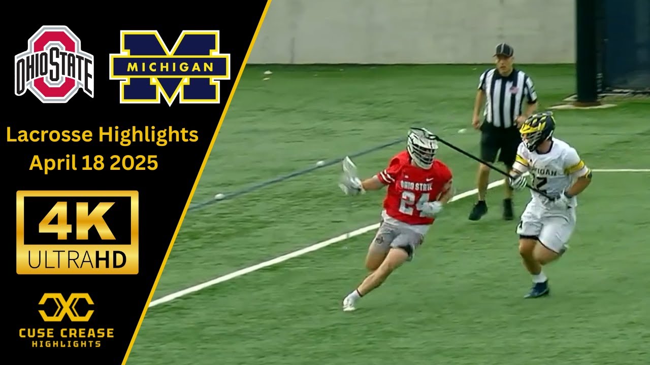 Ohio St vs Michigan | 2025 4K Lax
