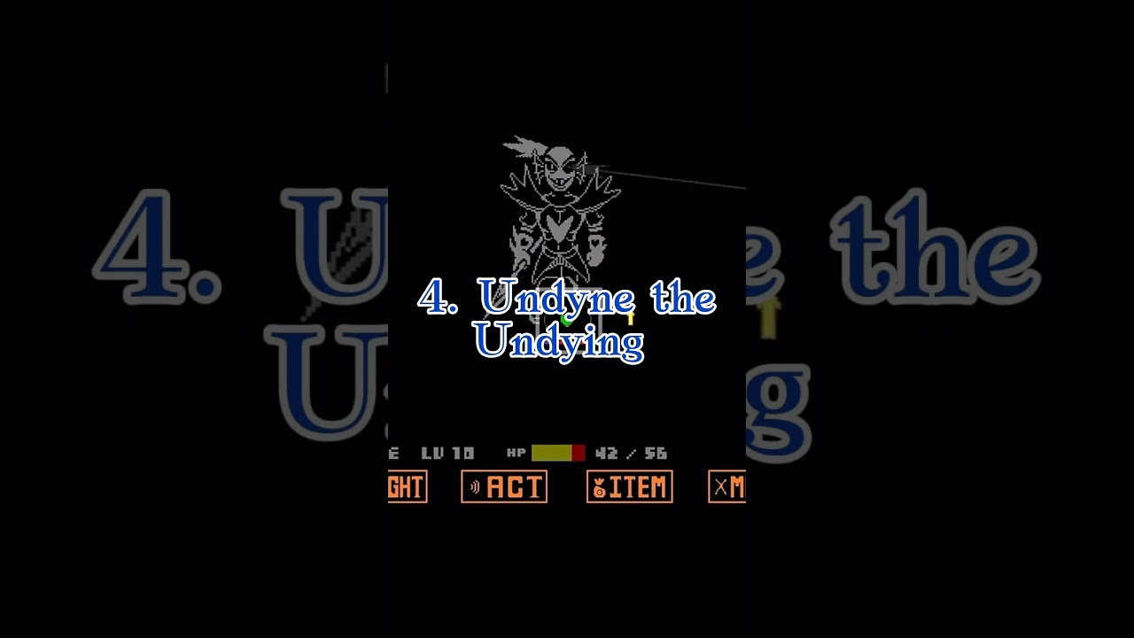 Top 5 undertale boss fights 