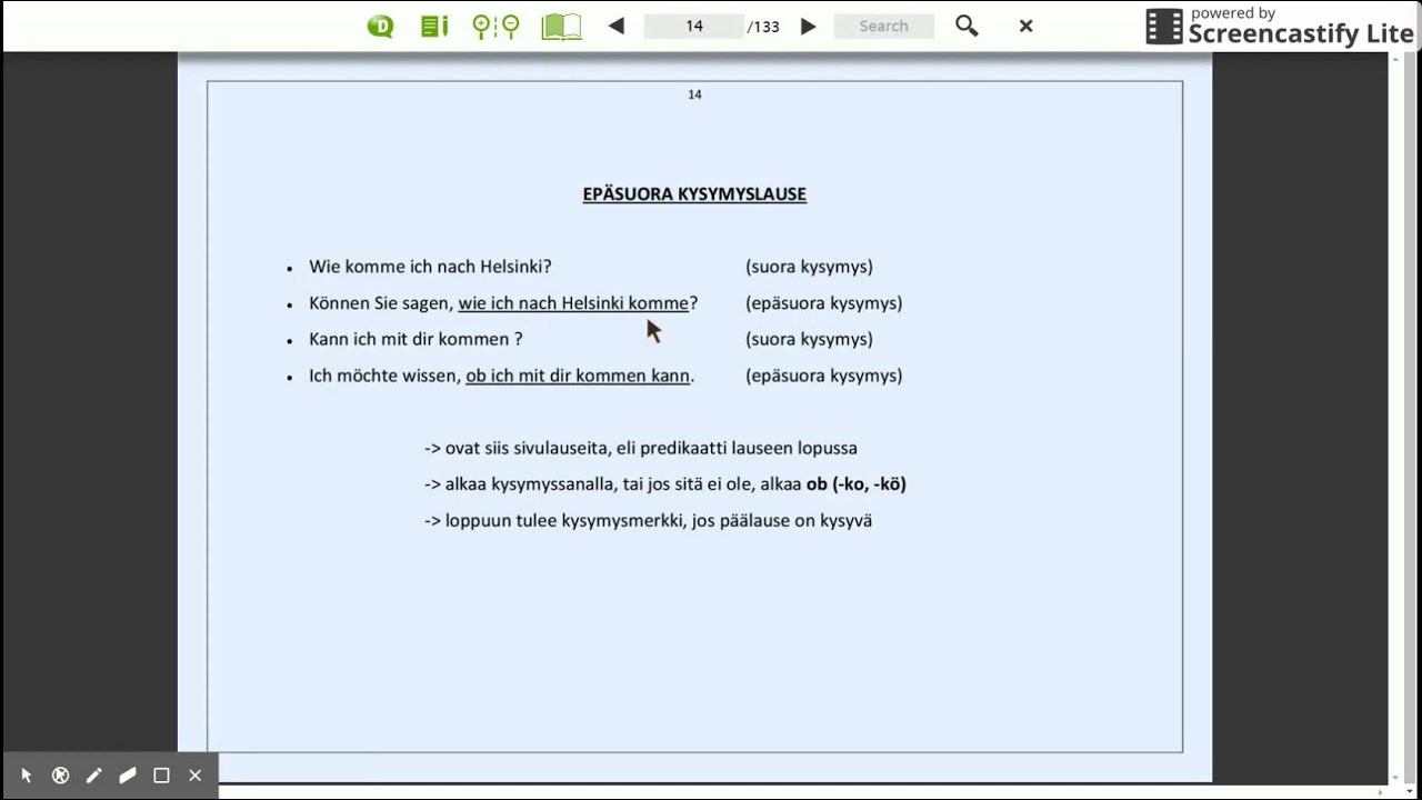Ep&auml;suora kysymyslause