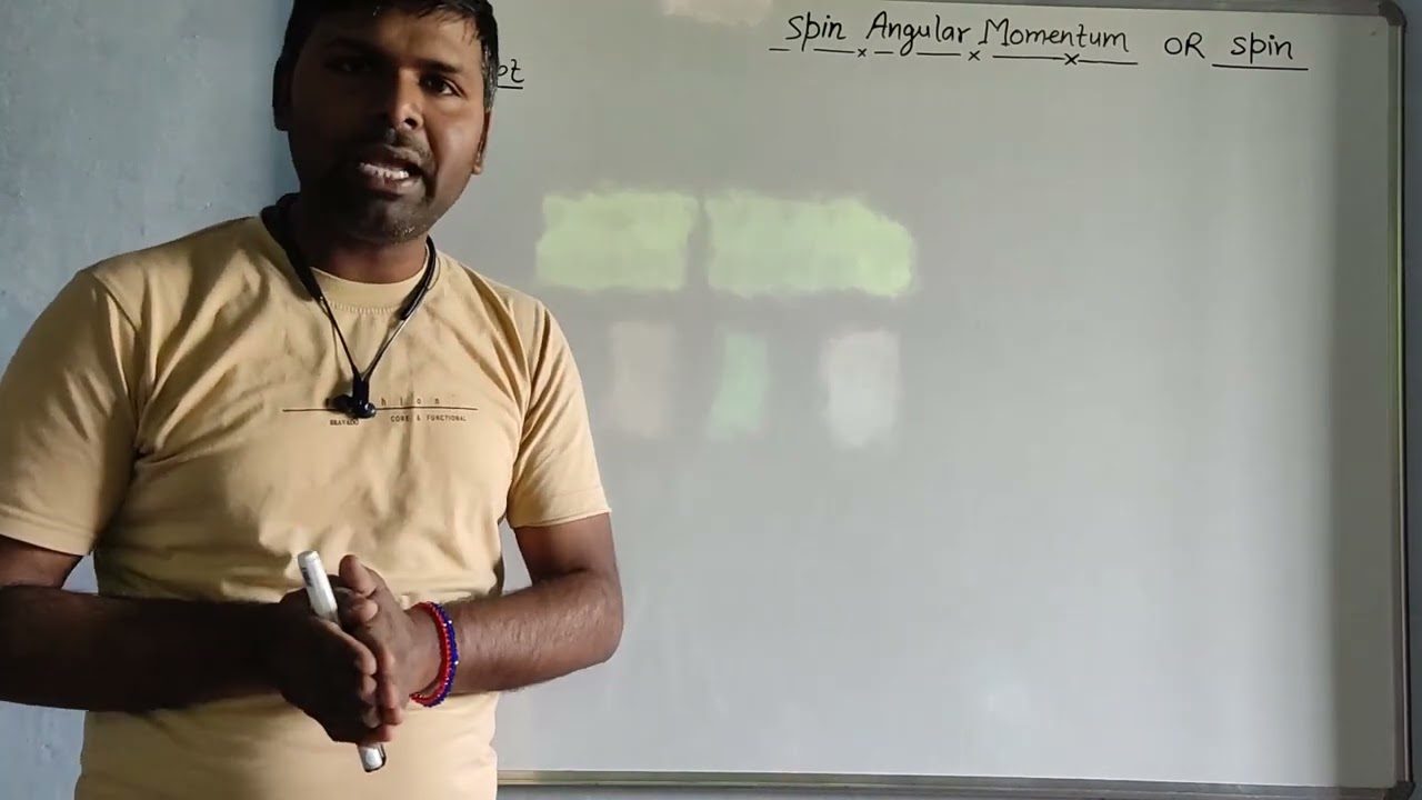 Quantum Mechanics- 37, Spin Angular Momentum.