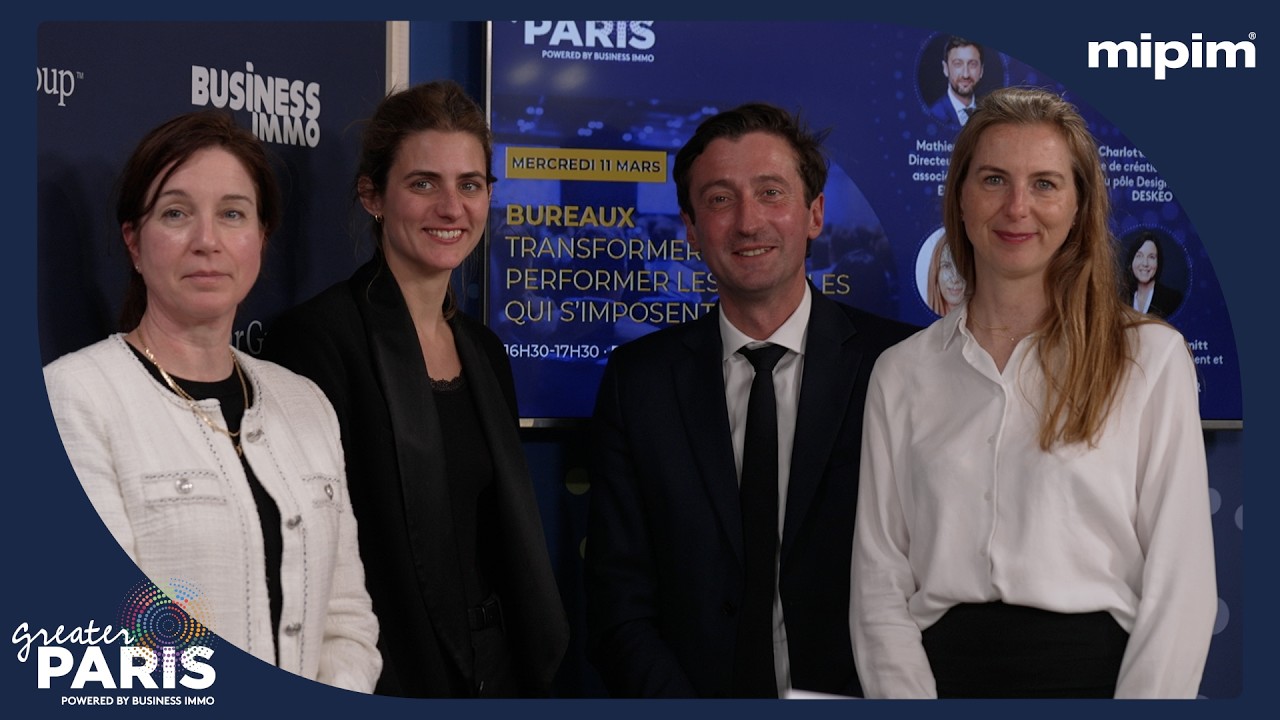 [MIPIM2026] - Conférence Greater Paris au MIPIM 2026 - Bureaux