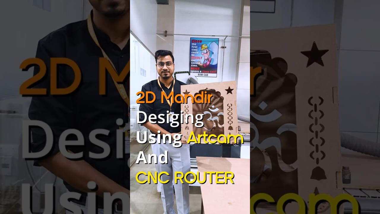 Artcam Design and CNC Router Programming with 4 Axis CNC Router at RVM CAD | Learn Router & Artcam