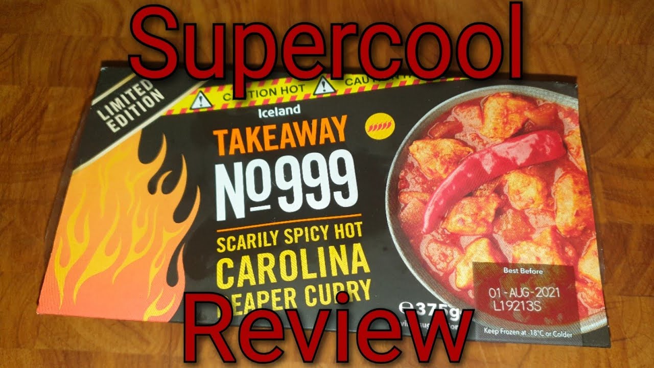 Scarily Spicy Hot Carolina Reaper Curry by Iceland | Supercool Review