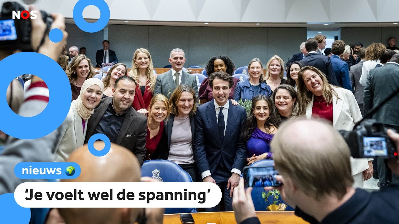 Nieuwe Tweede Kamerleden beginnen met hun werk
