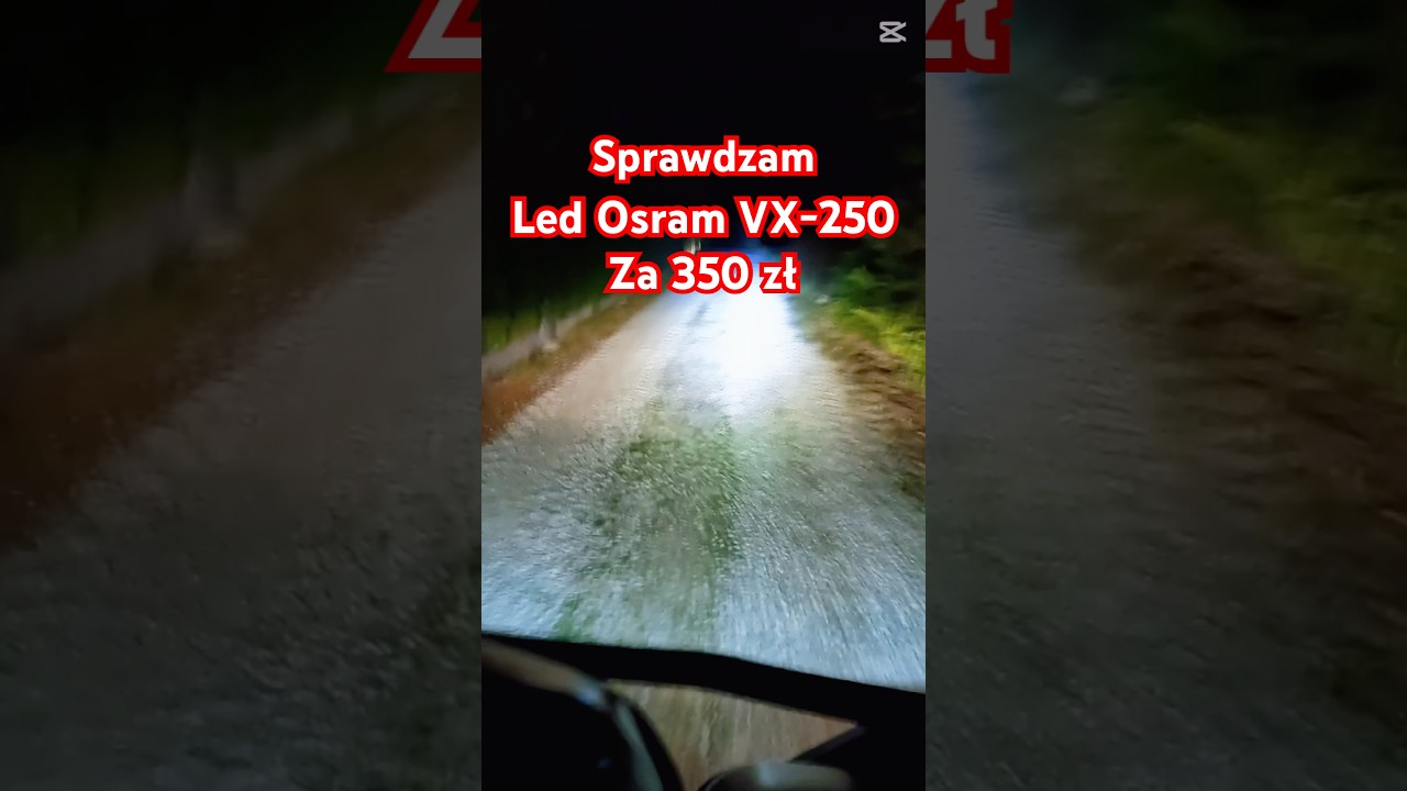 Sprawdzam Led Osram VX-250 przy #canam #outlander #1000r