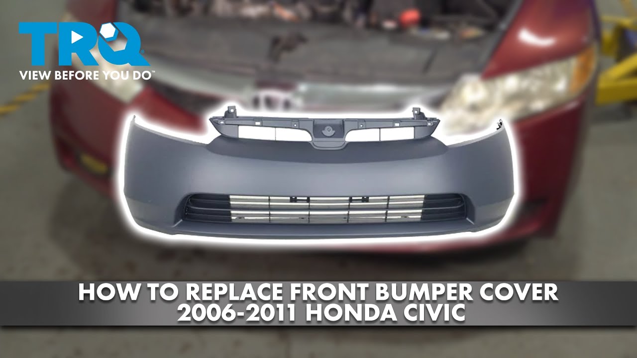 Как заменить передний бампер на Honda Civic 2006-2011
