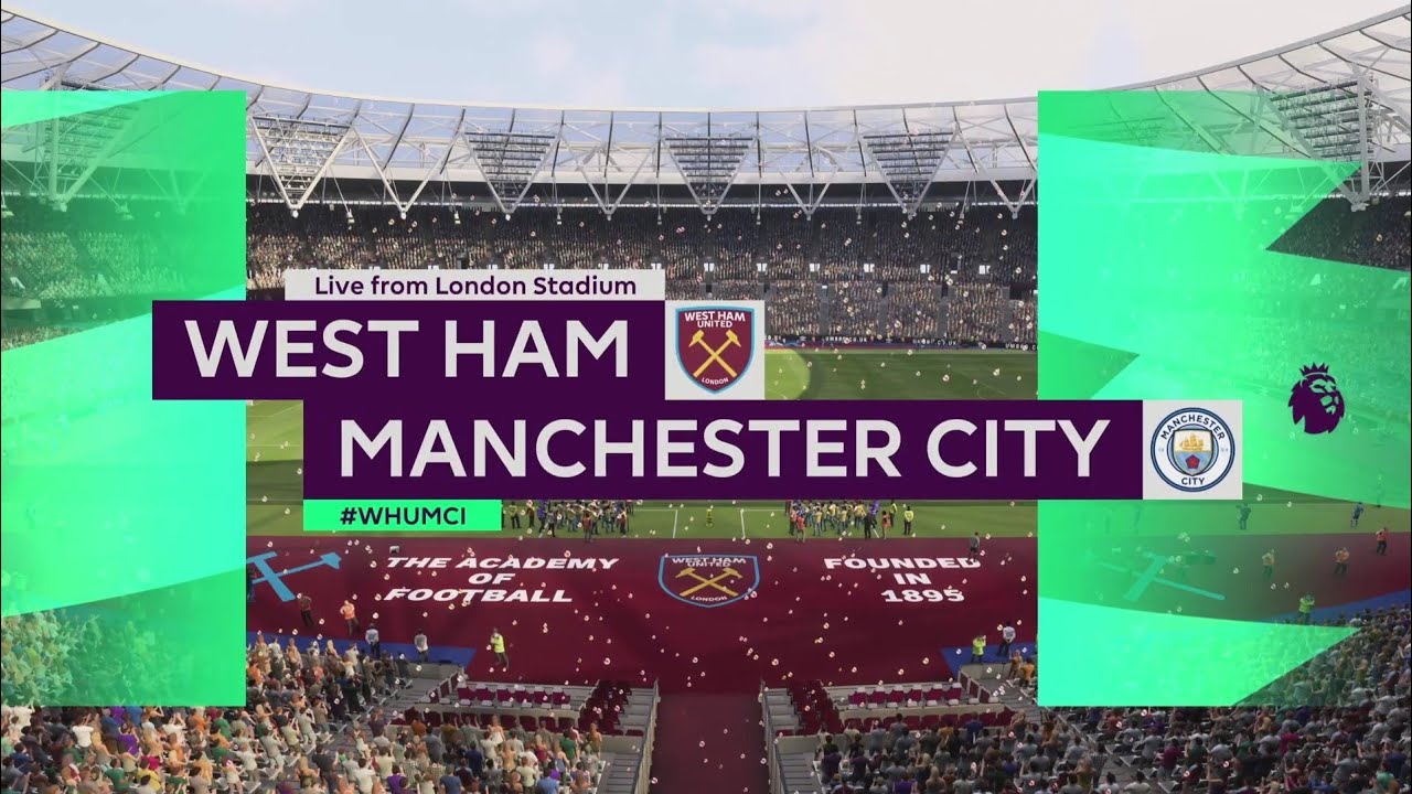 FIFA 22 West Ham vs Manchester City PS5 gameplay