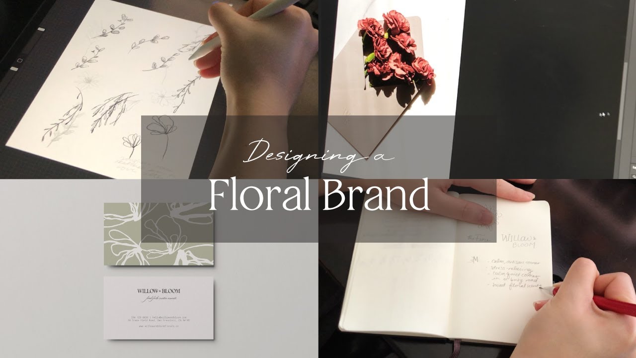 Design a Logo & Brand Identity for a Floral Shop | Branding and Design Process