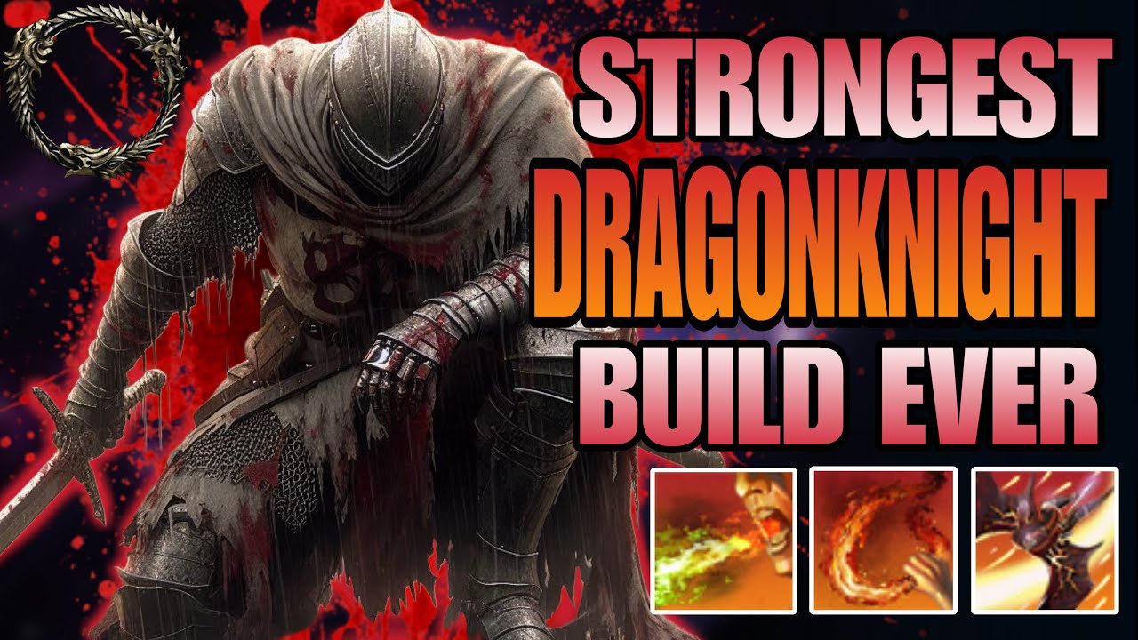 STRONGEST GOD BUILD ULTIMATE DRAGONKNIGHT PvP BUILD! 🐲 HIGH DMG | SOLO & GROUP BUILD 🐲 ESO DK Build