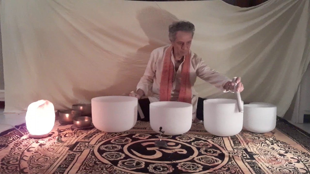 Meditazione con campane di Cristallo e Tibetane