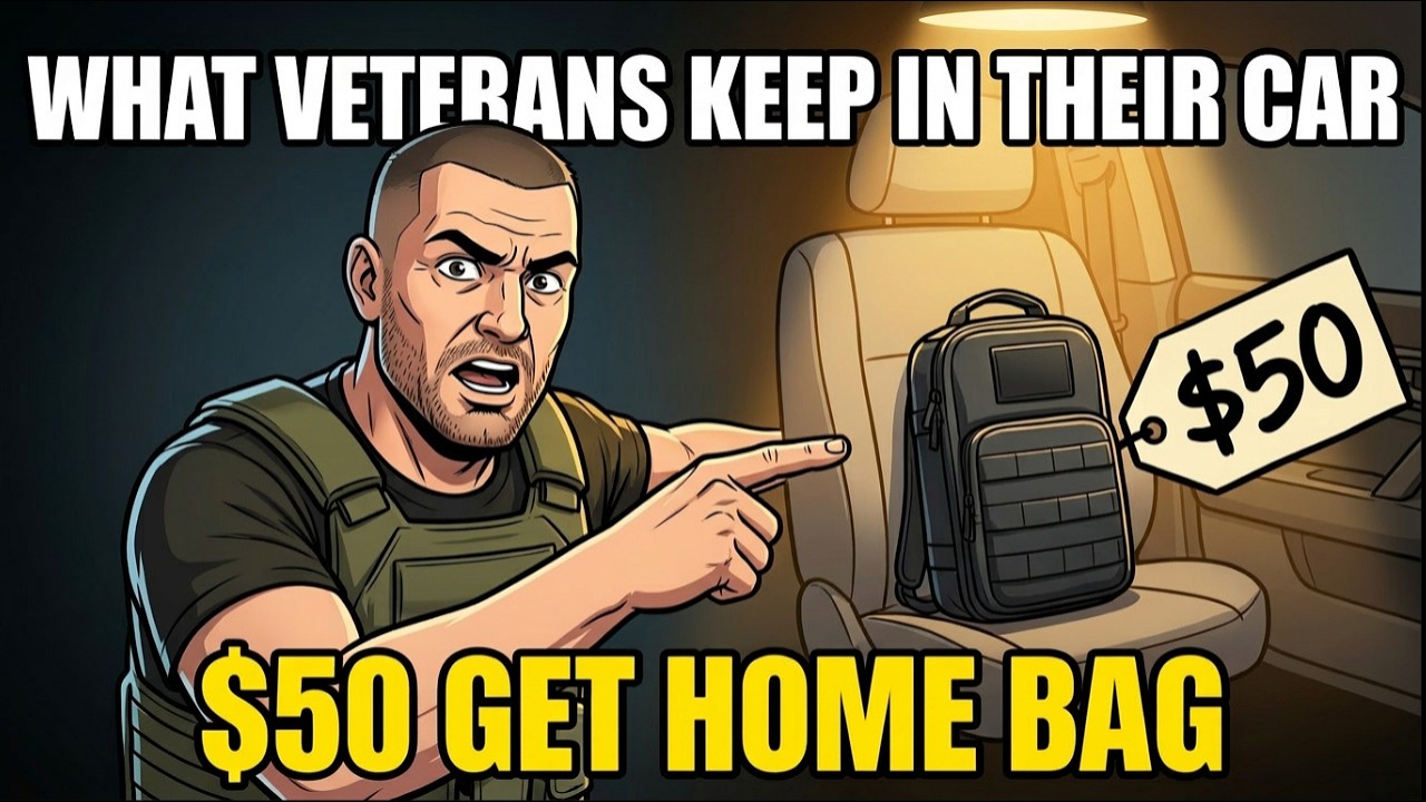 The $50 Get Home Bag &mdash; What Military Veterans Actually Keep in Their Car | Prepping 2026 Guide