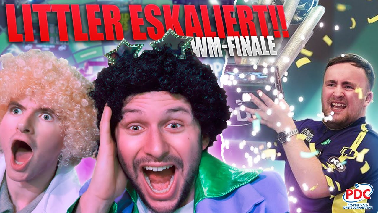 LITTLER HAT ALLES RASIERT 😂🎯DARTS WM-FINALE IM ALLY PALLY 😱🏆