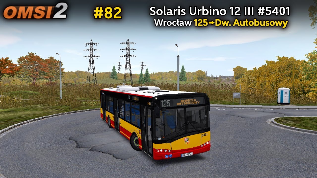 [OMSI 2 #82] Solaris Urbino 12 III #5401 MPK Wrocław (by kuwwer11) - Wrocław (linia 125)