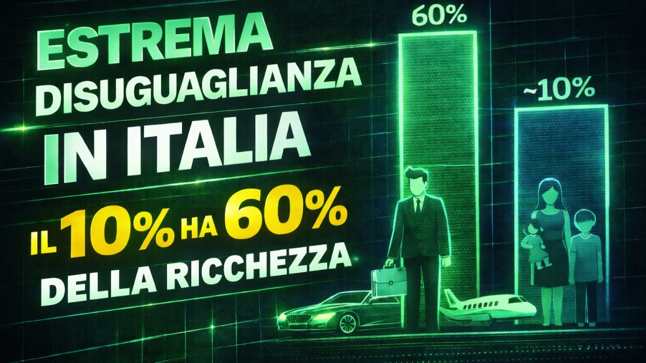 Крайнее неравенство: 10% итальянцев владеют почти 60% всего богатства.