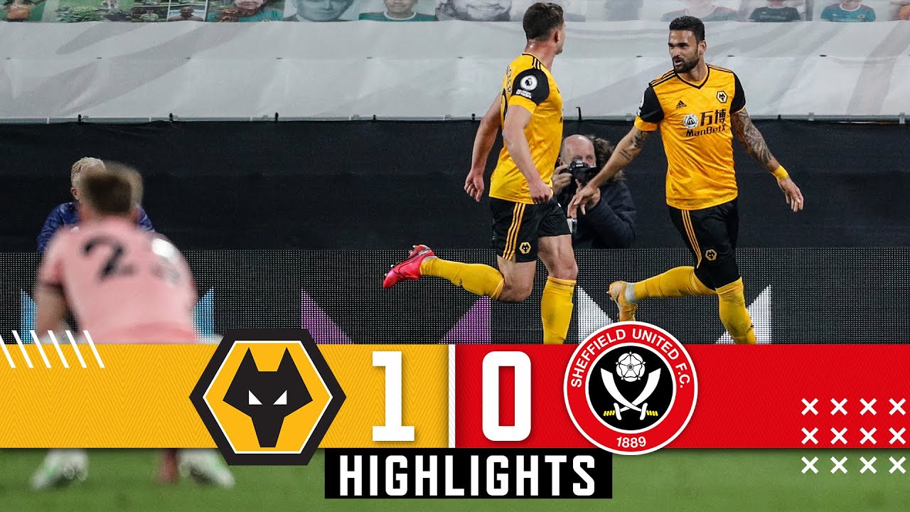 Wolves 1-0 Sheffield United | EPL Premier League highlights | Willian Jose goal relegates Blades.