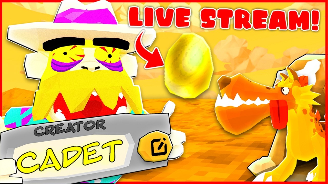 DINO DOG GOLDEN EGG UPDATE + SHIRT GIVEAWAY! UG VR - LIVESTREAM!