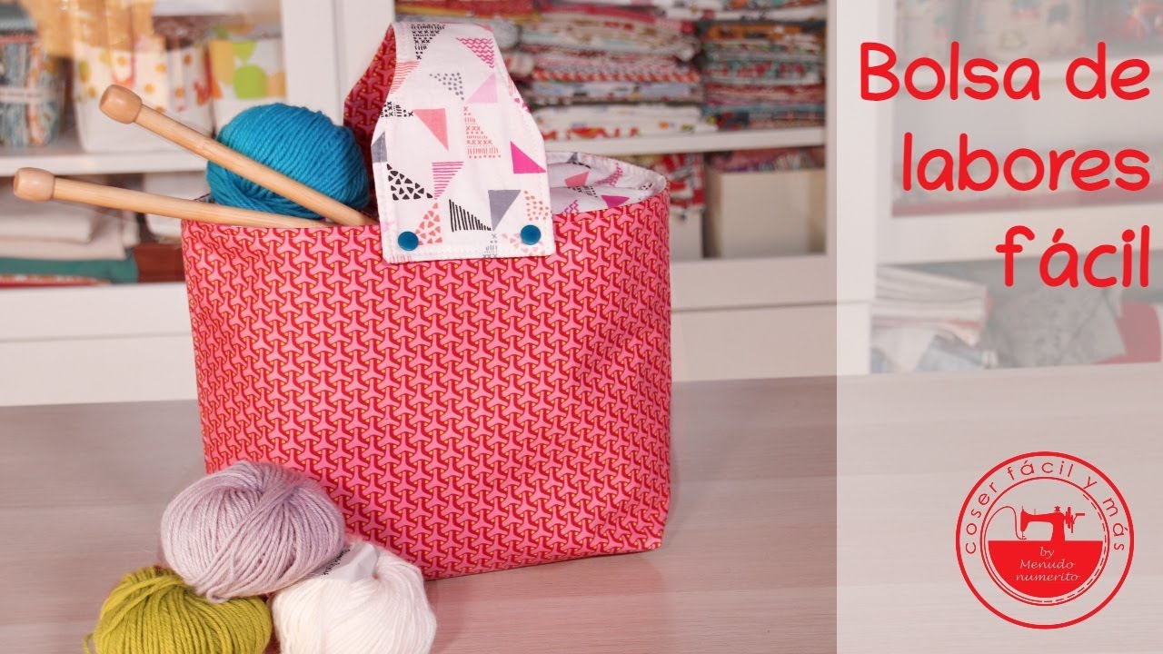 Bolsa de labores con patrones gratis