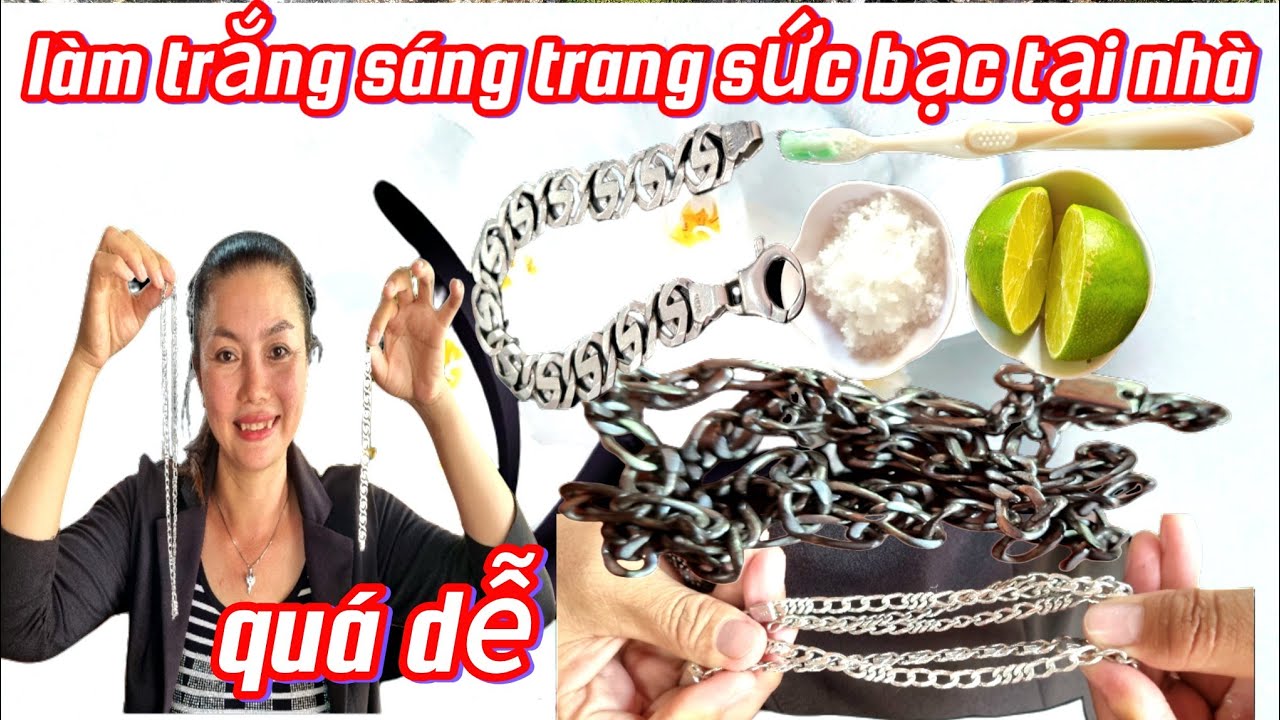 Làm Sáng Trang Sức Bạc Vàng Ý Tại Nhà Theo Cách Này Sáng Bóng khỏi Phải Tốn Tiền