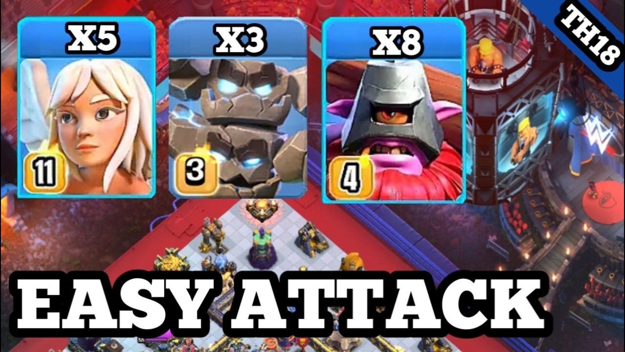 Th18 healer thrower meteor golem attack I best th18 attack strategy coc