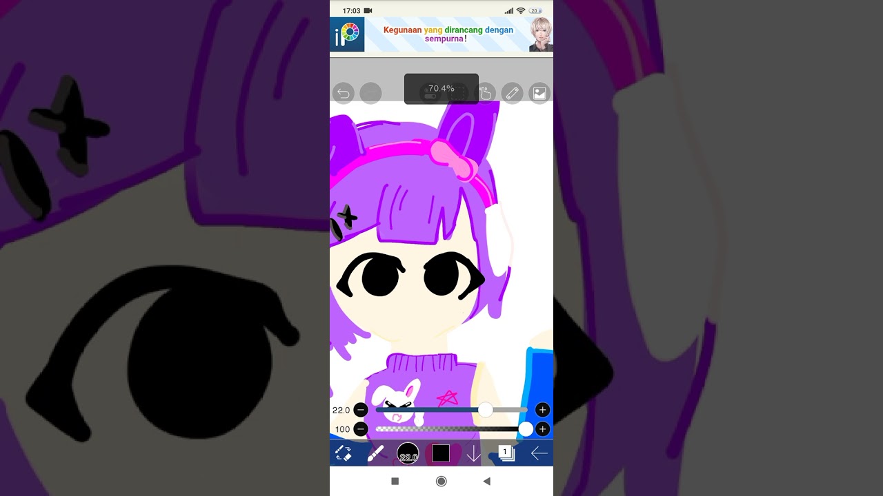 bikin oc aku di ibis paint chrk🟪🟪🟪🔥🔥🗿🗿✨