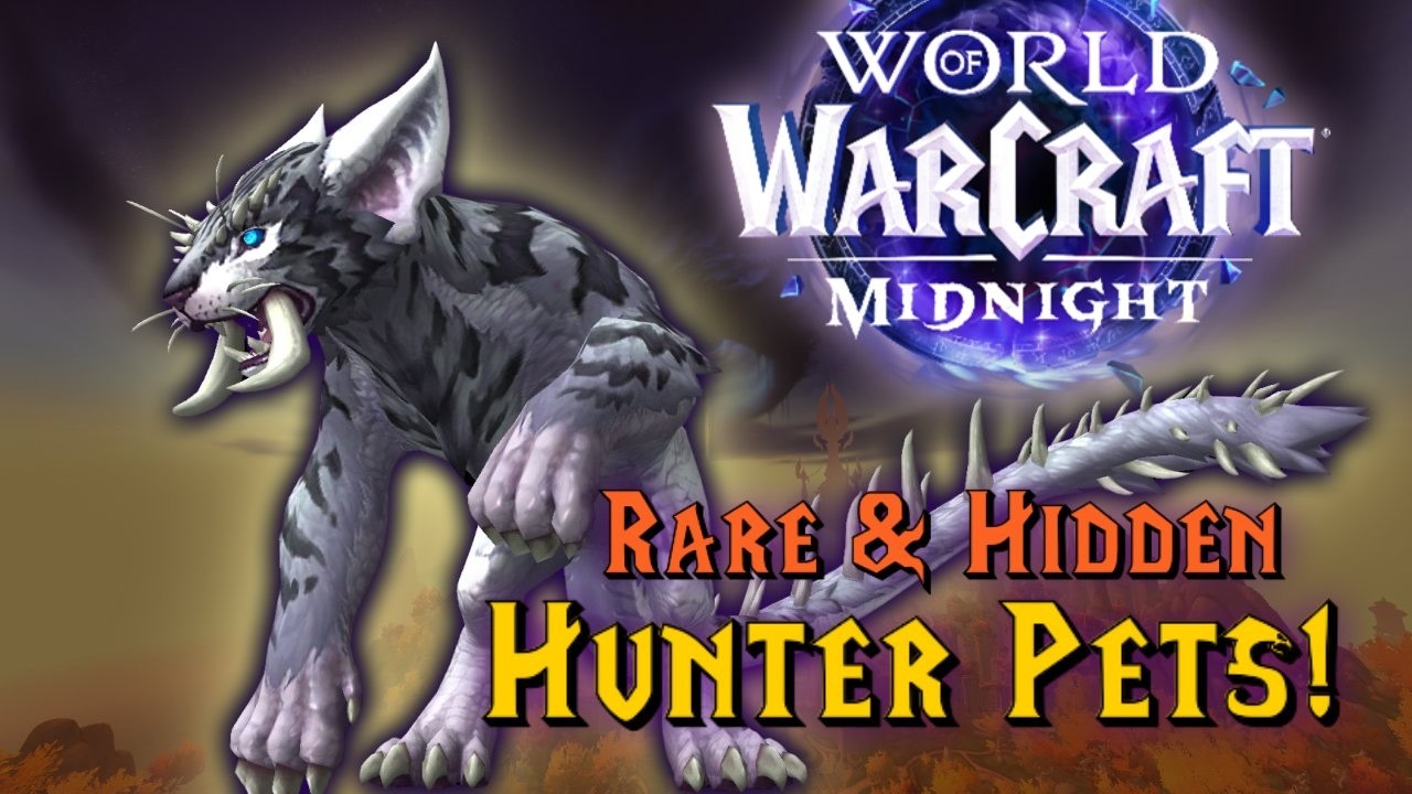 Midnight has some Rare and Hidden Hunter Pets. Here they are!