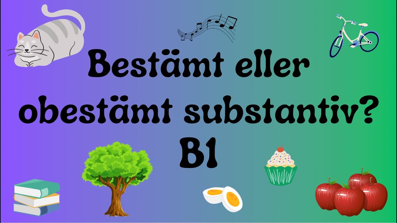 Substantiv INFÖR B1-PROVET Rivstart Kapitel 10