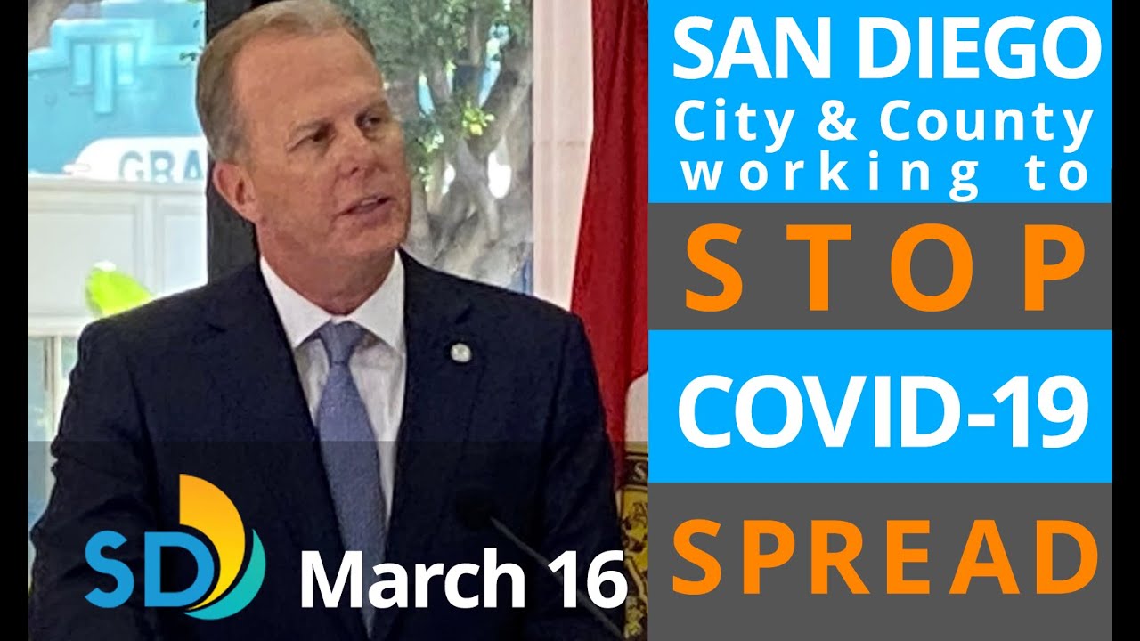 March 16, 2020 City of San Diego COVID-19 Update