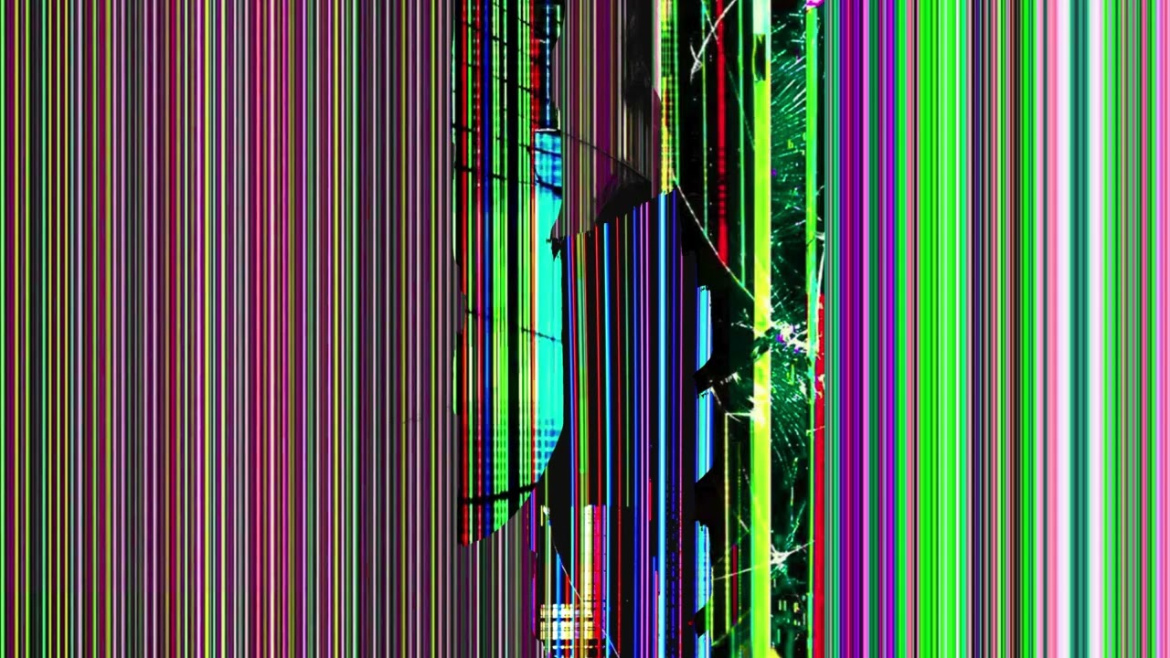 Original Fake Broken TV Screen | Real Motion Crack Background Video | 49 Minutes Broken TV Screen