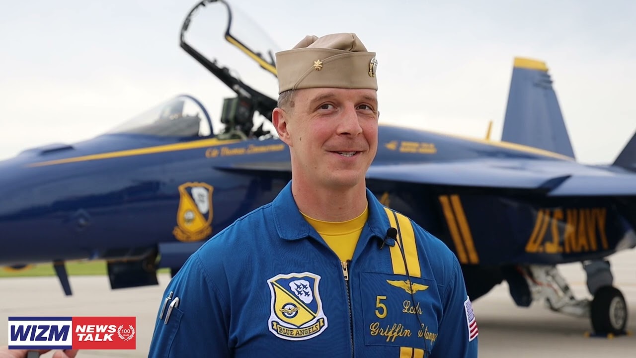 Interviews with Blue Angels pilots in La Crosse