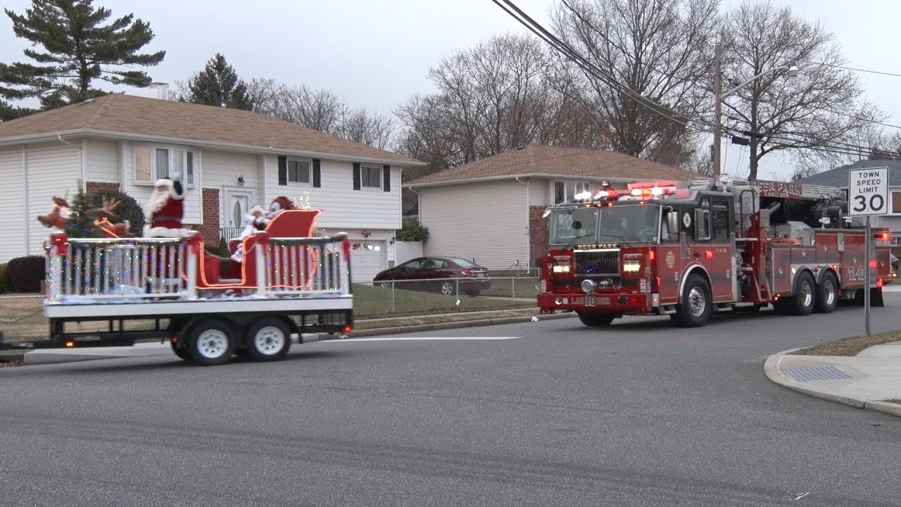 2018 Deer Park,NY Fire Department Santa Run 12/8/18