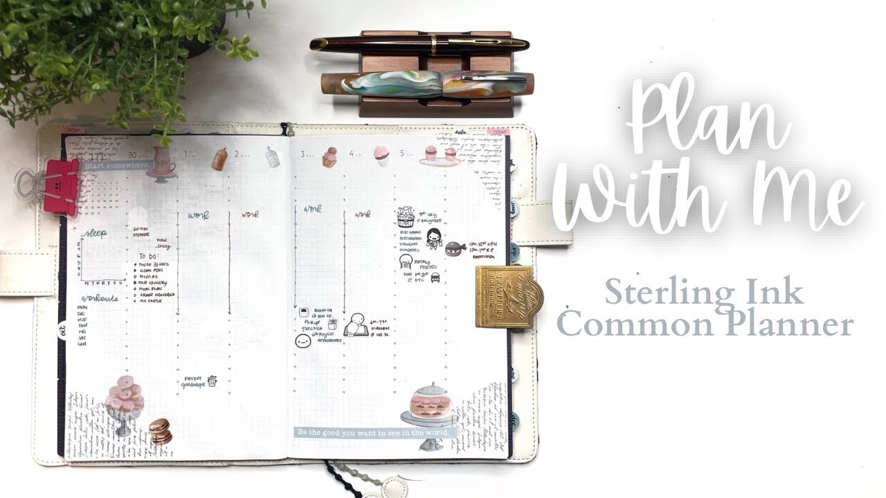 PLAN WITH ME // Sterling Ink A5 Common Planner // Sep 30 - Oct 6, 2024