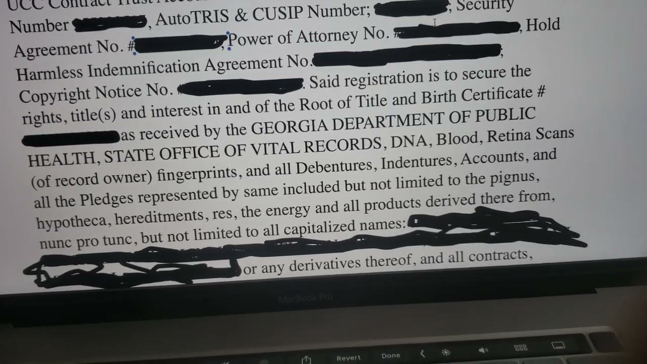UCC1 Financing Statement Collateral Paragraph