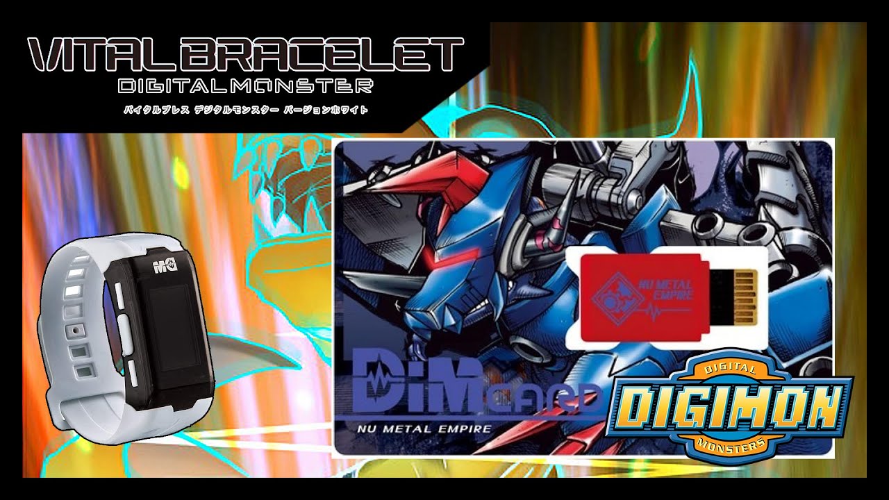 BANDAI Digimon Vital Bracelet; DIM Card; Nu Metal Empire Unboxing & Opening