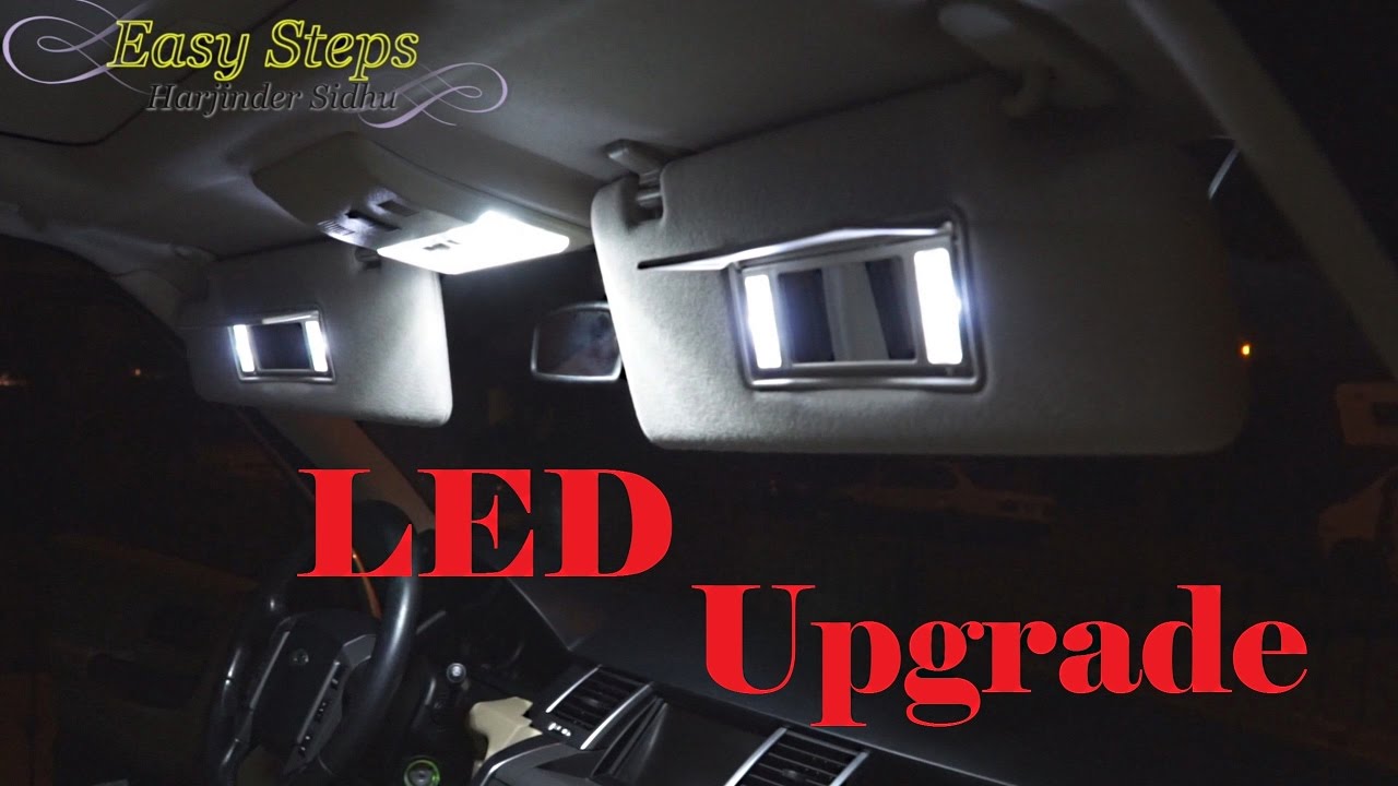 LED Interior Lights Upgrade for Range Rover Sport | How to Upgrade Interior Lights to LED in a Car