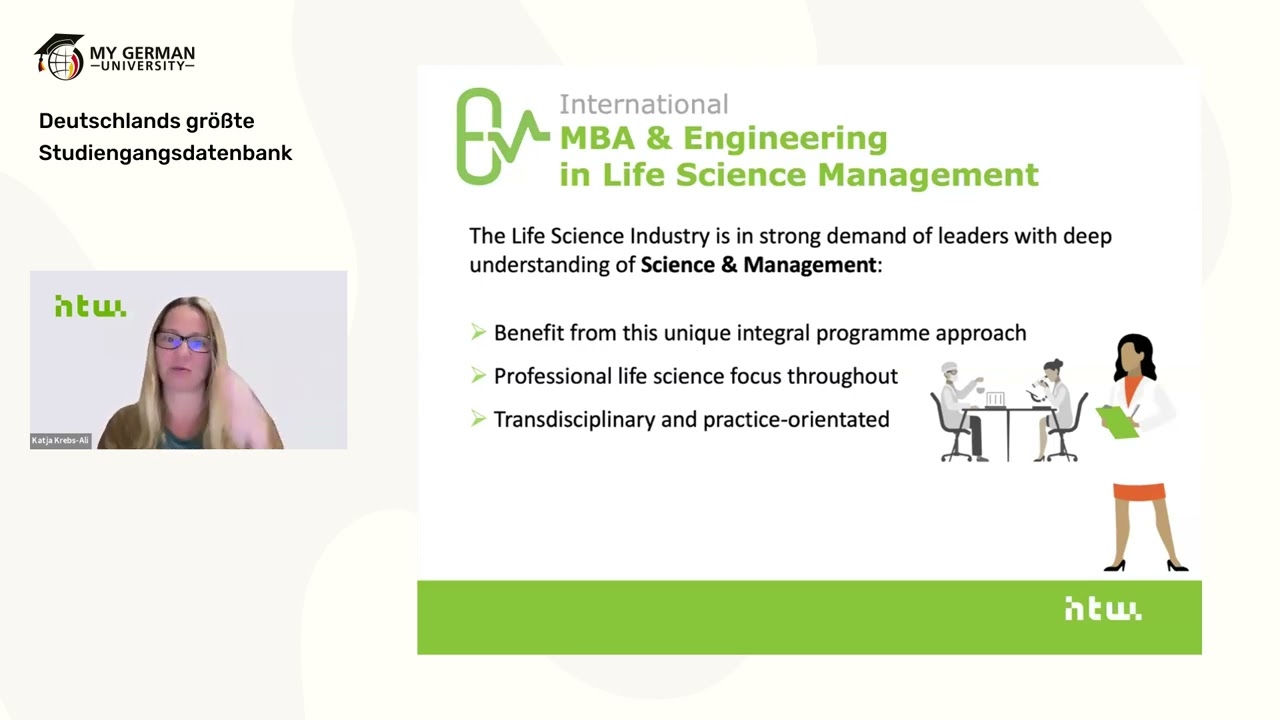 Study Biology & Bioengineering in Germany - MBA&E Life Science Management @ HTW Berlin