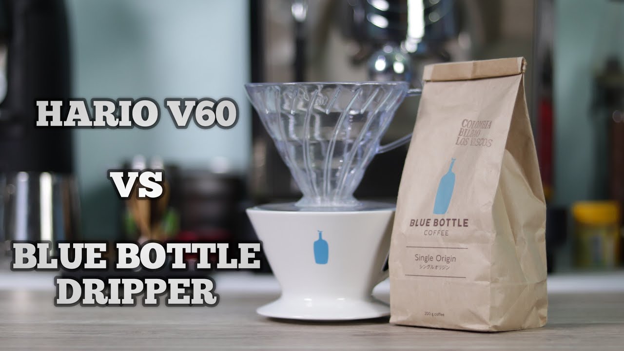 REVIEW HARIO V60 VS BLUE BOTTLE DRIPPER (ENGLISH SUBTITLE)