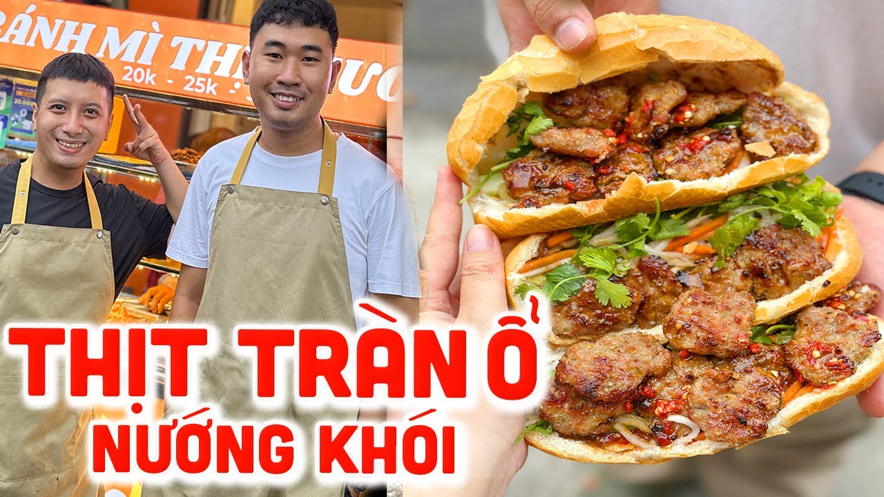 Cặp đôi khởi nghiệp CỰC HOT món bánh mì thịt nướng khói, tràn ổ ngon rẻ ăn là mê